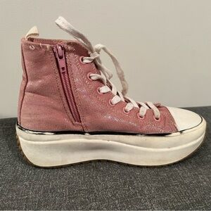 Pink High-Top girls Sneakers/size 2